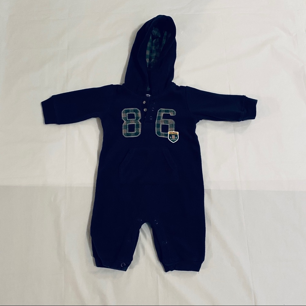 Carters Baby Fleece footless onesie